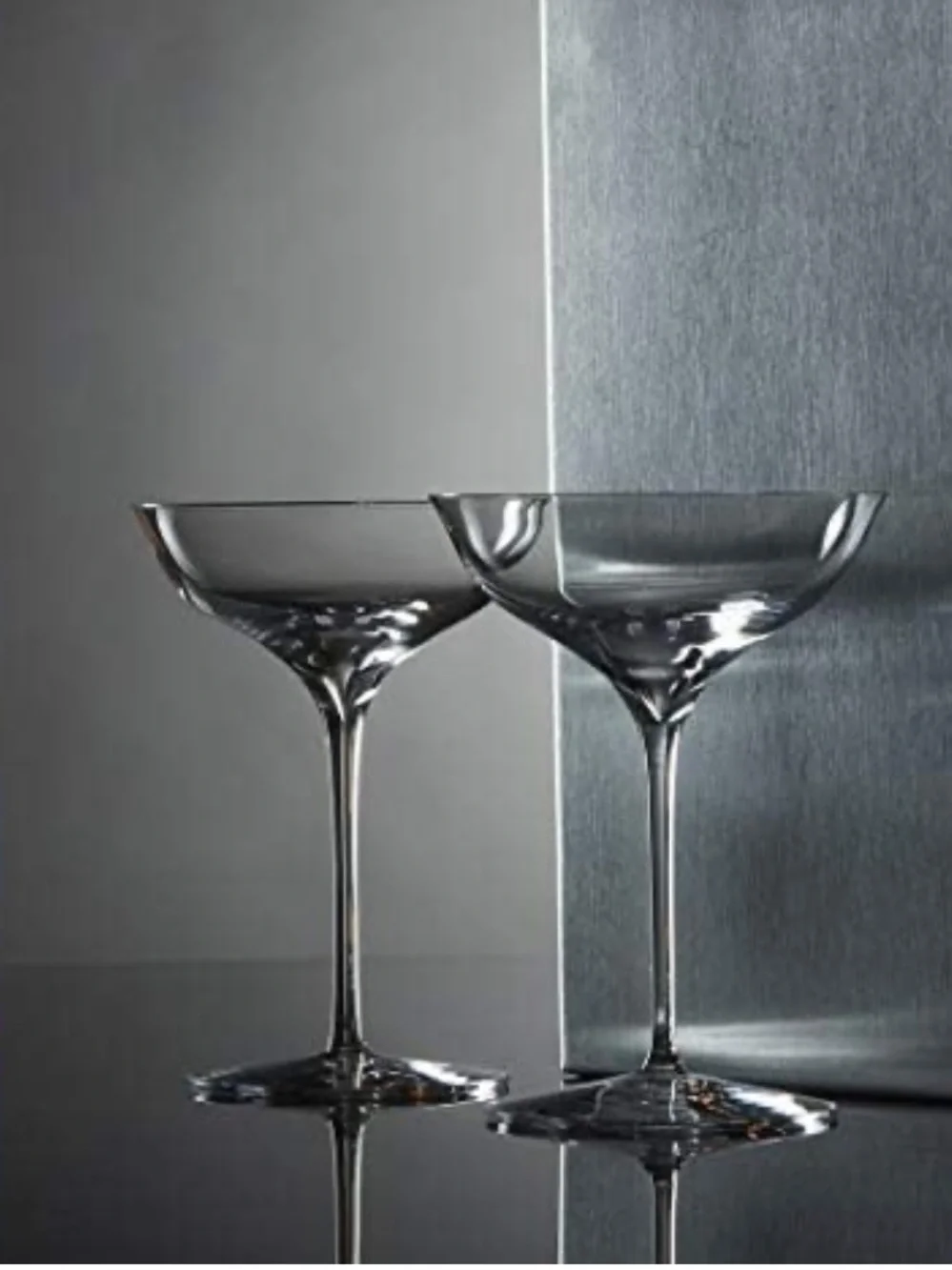 Waterford Elegance Champagne Belle Coupe, Pair. New